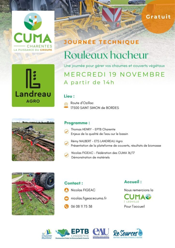 Journée technique : rouleaux hacheur